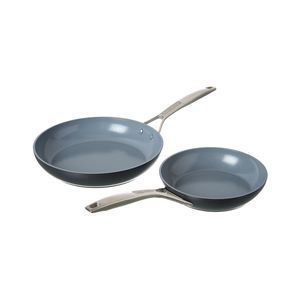 Greenpan Paris Pro Ceramic Nonstick Frying Pan Set, Gray